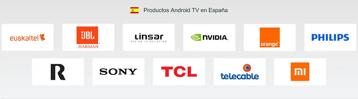 marcas con licencias android tv españa