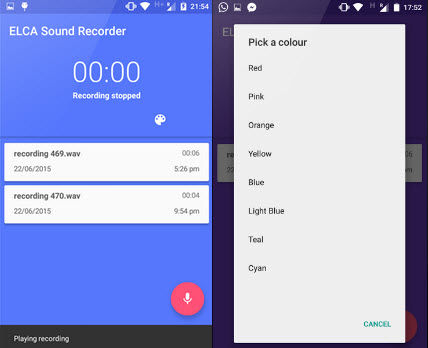 mejor grabadora voz android elc sound recorder1