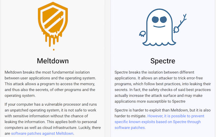 meltdown spectre android