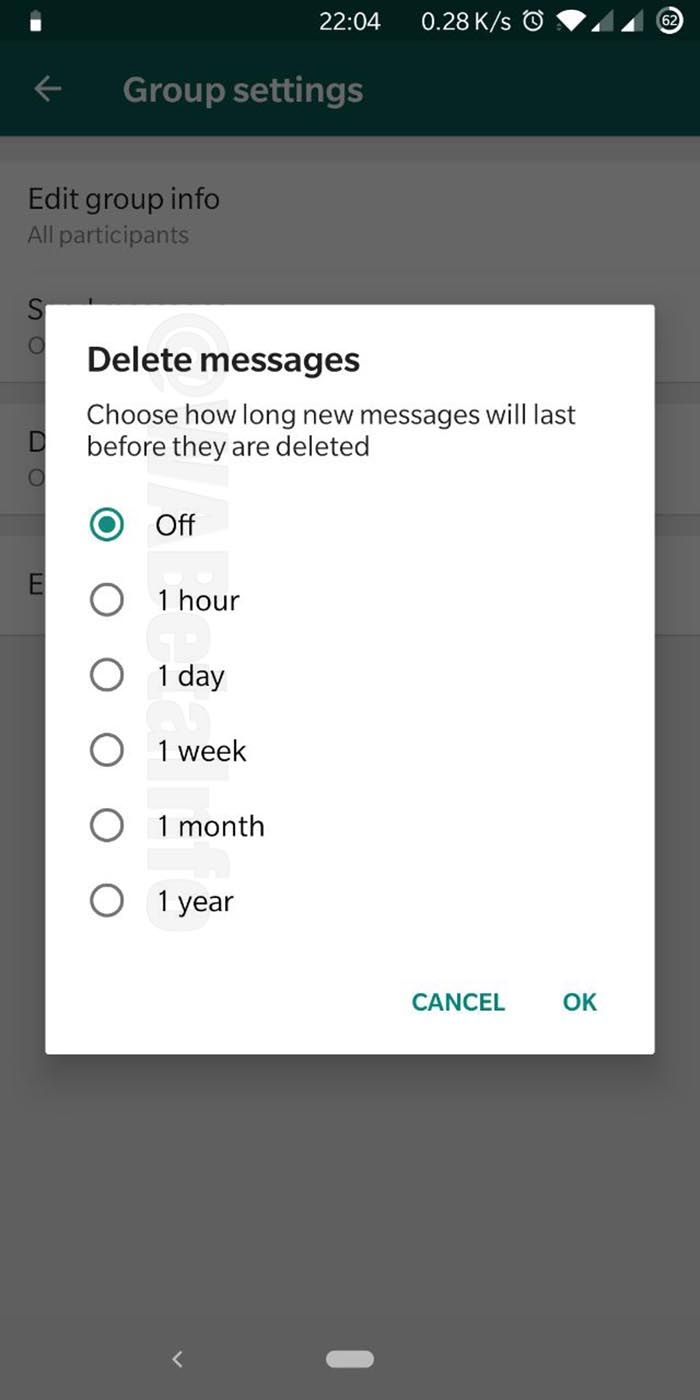 mensajes autodestruyen whatsapp