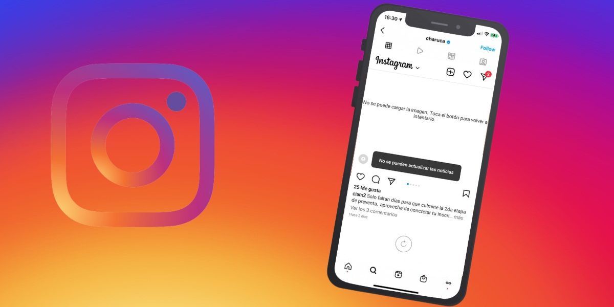 No se puede actualizar el feed de Instagram: cómo solucionarlo