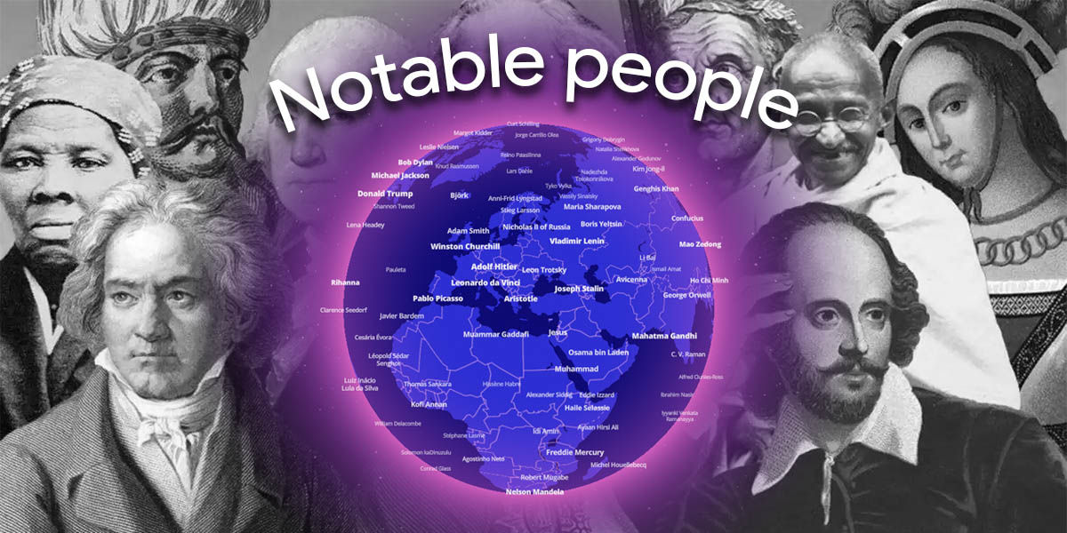 notable people mapa interactivo personas notables mundo
