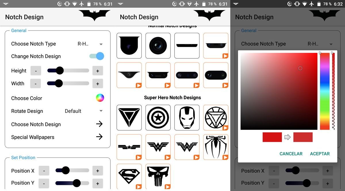 notch design app