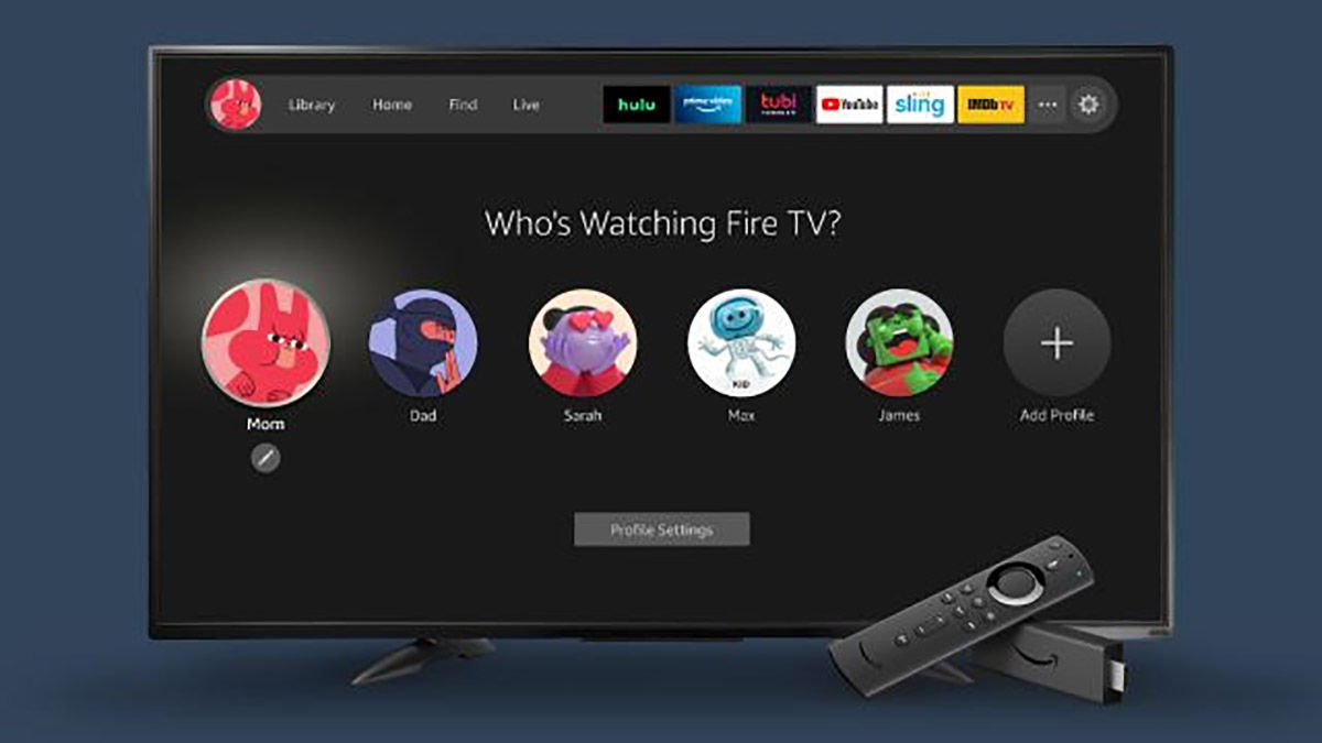 nueva interfaz amazon fire tv perfiles