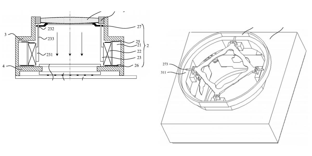 nueva patente huawei cámara líquida