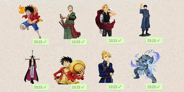 Los mejores packs stickers de anime para WhatsApp