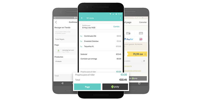 pagar android pay online