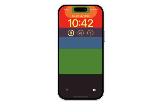 paleta de colores fondo de pantalla para iPhone 15