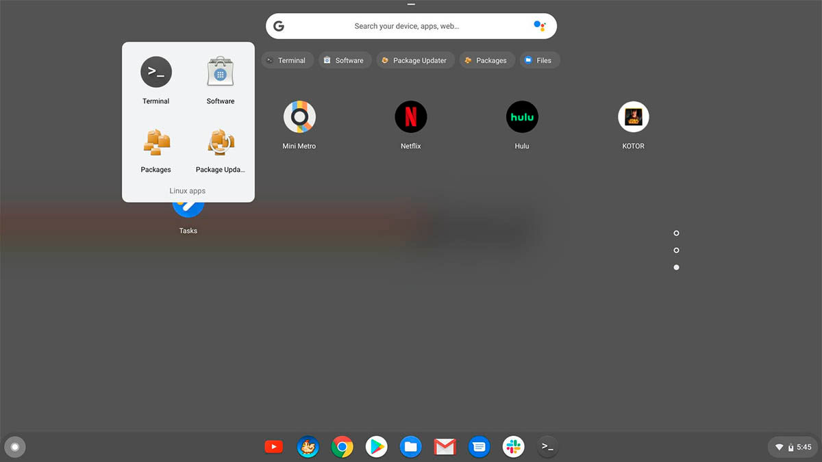 pasos instalar Linux en Chromebook 5