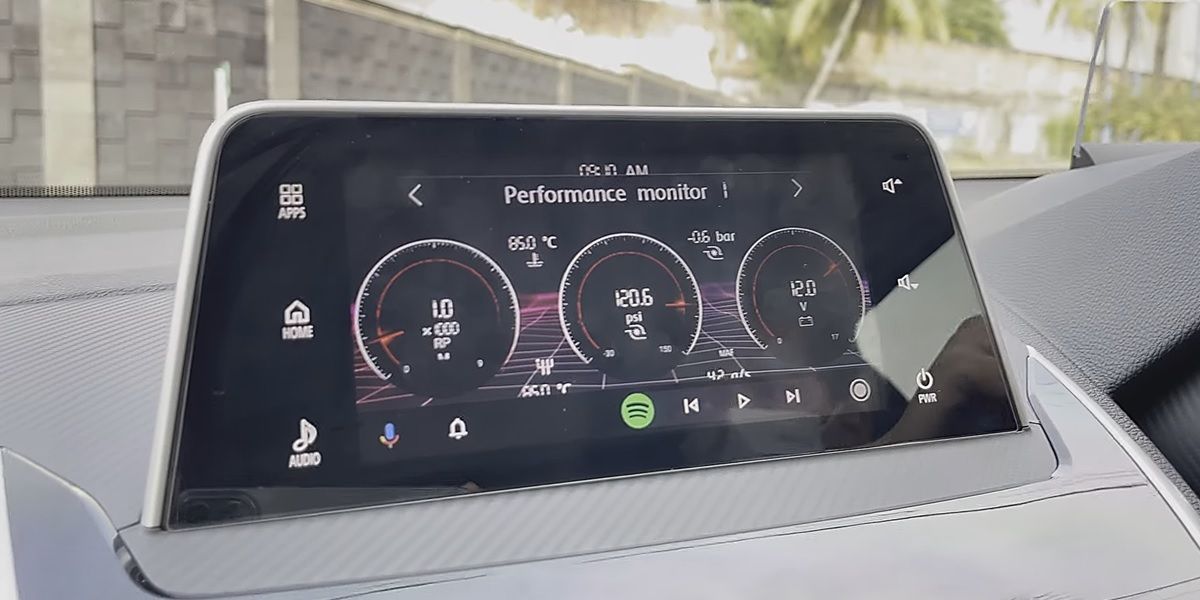 performance monitor para android auto