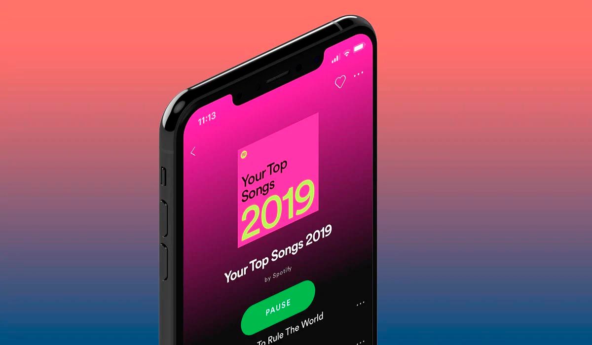 playlist con tus canciones mas escuchadas en 2019 en Spotify