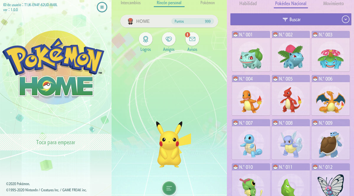 Pokémon Home app Android