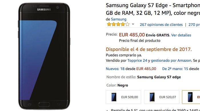 precio del Galaxy S7 Edge