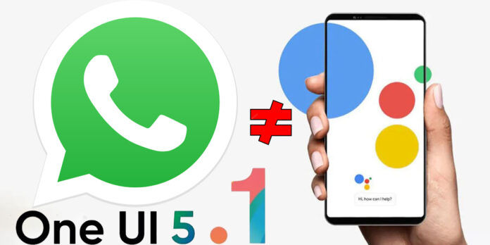 problemas de integración entre WhatsApp y Google assistant