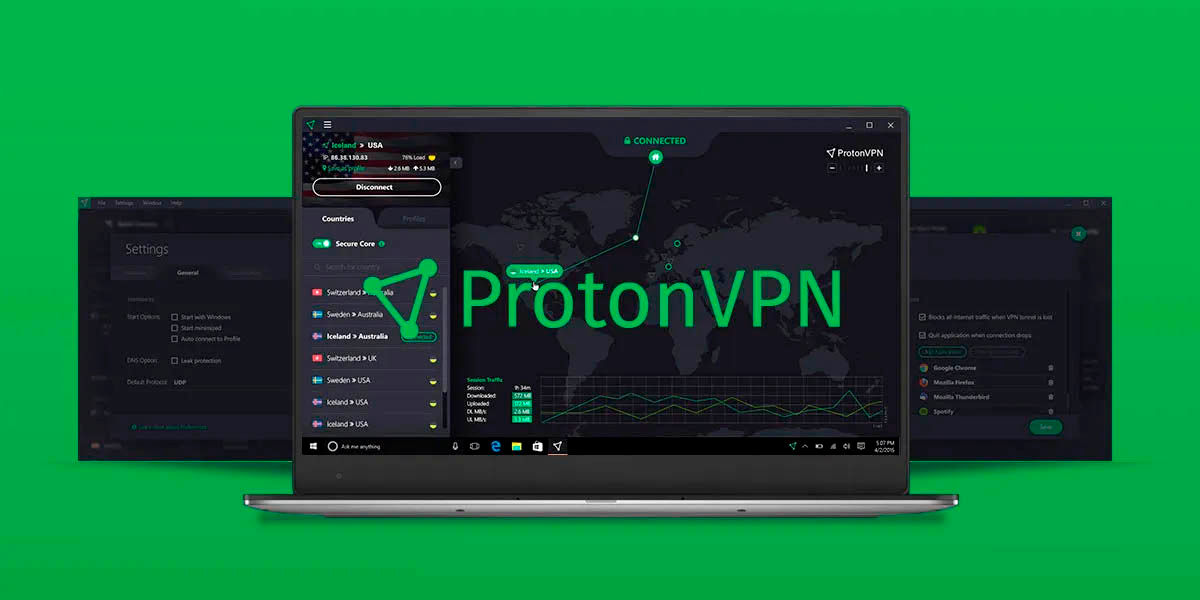 protonvpn navegacion ilimitada gratis y open source