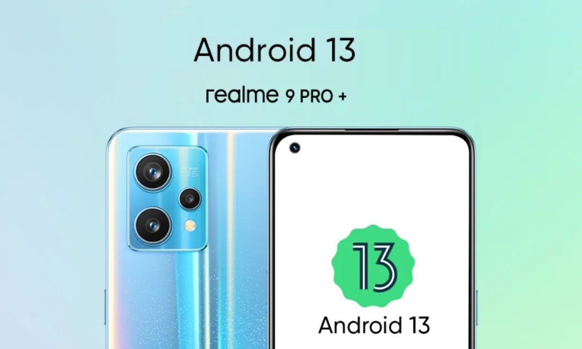 realme 9 pro plus android 13 actualizacion