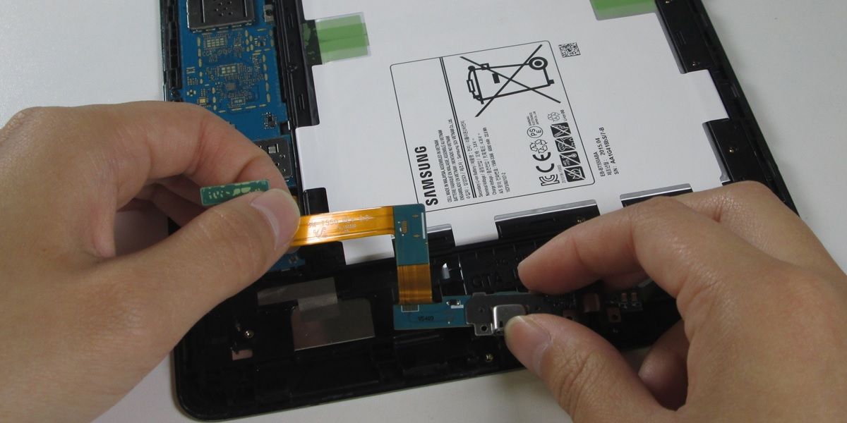 reparar puerto de carga samsung tablet