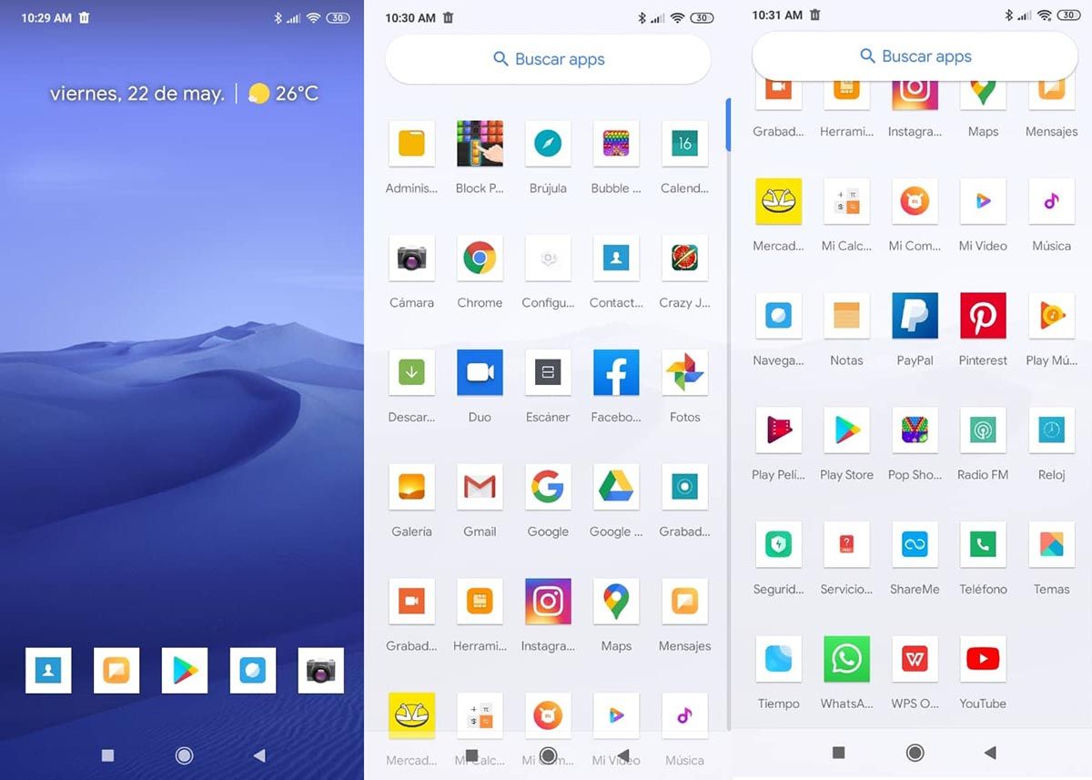 shade launcher android
