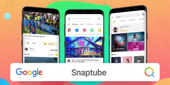 snaptube app para descargar musica