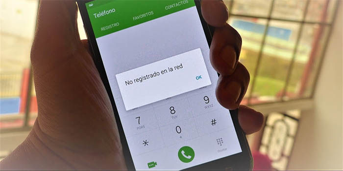 solo llamadas de emergencia en Android