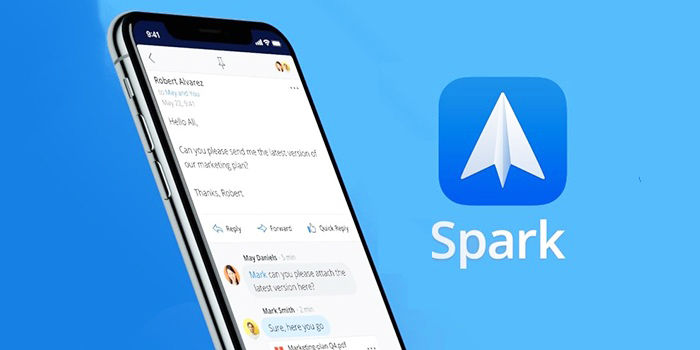 spark android email