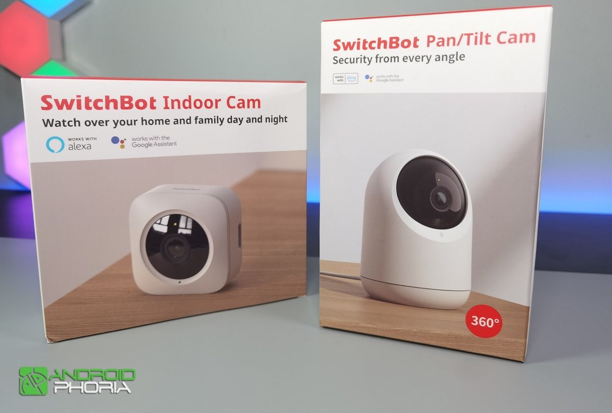 switchbot camara interior y 360 grados cajas