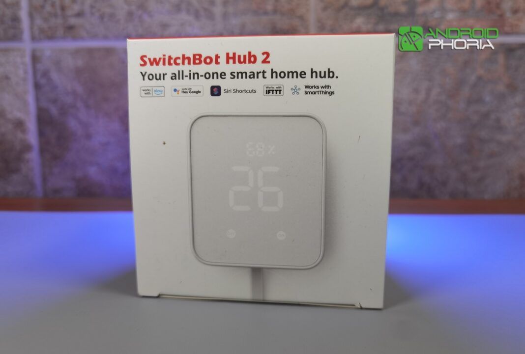 switchbot hub 2 caja