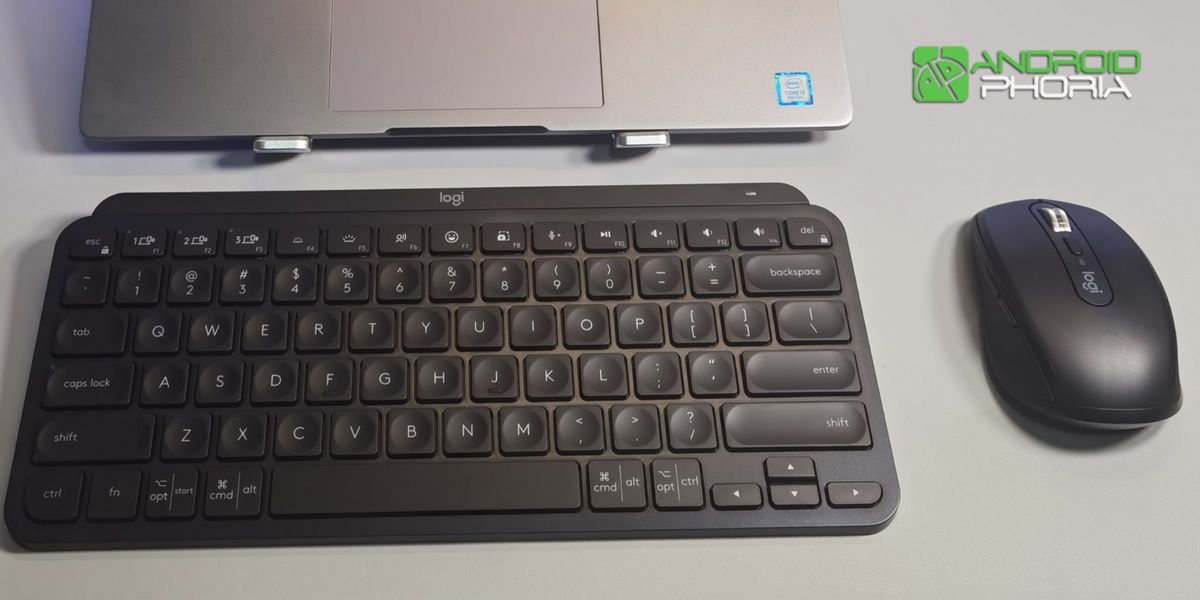 teclado MX Keys Mini y raton MX Anywhere 3