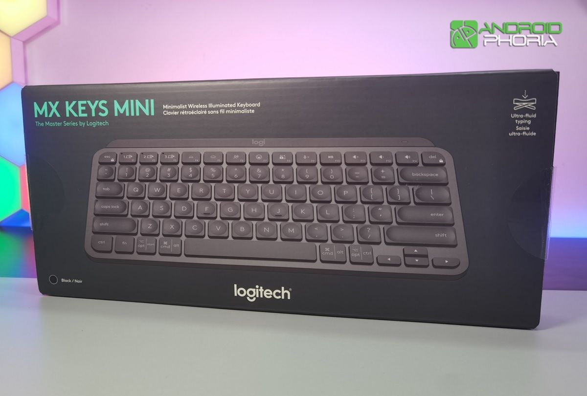 teclado logitech MX Keys Mini caja