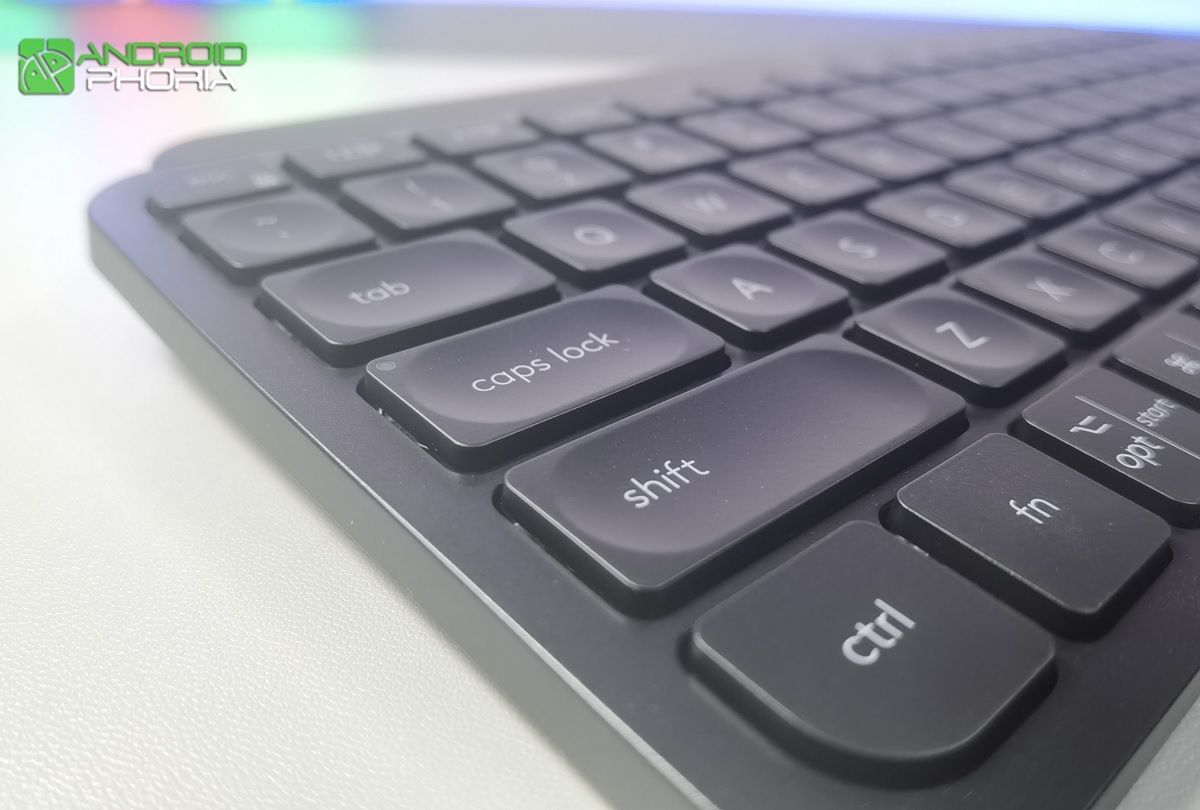 teclado logitech MX Keys Mini convexidad