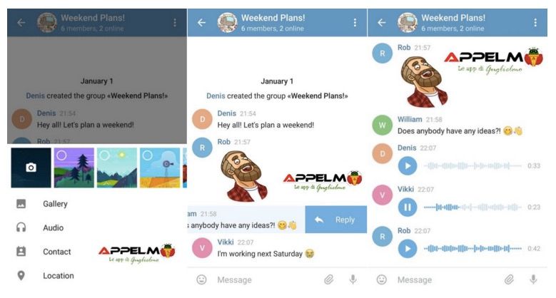 Nuevo diseño de Telegram filtrado