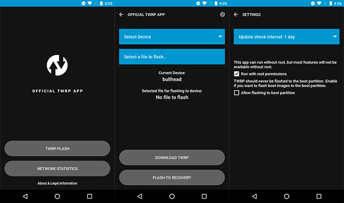 TWRP oficial Google Play