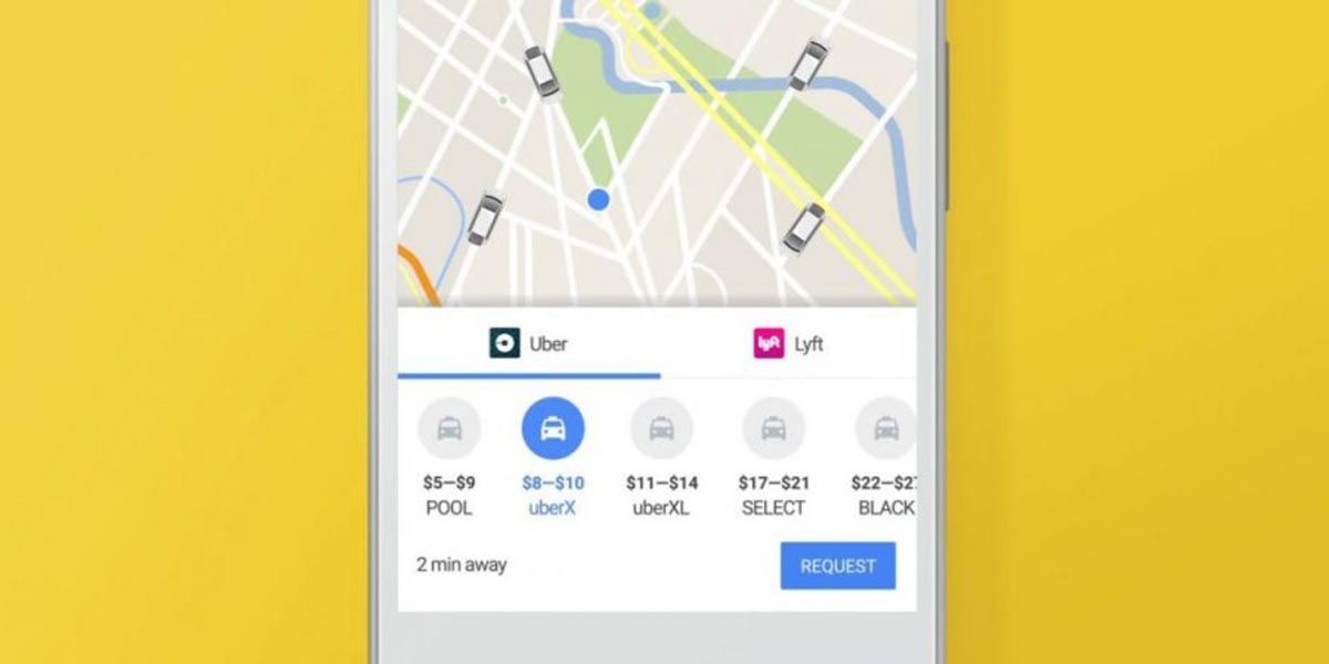 uber google maps
