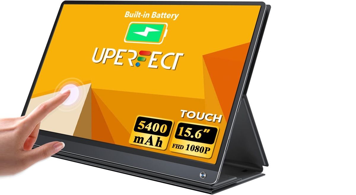 uperfect monitor portatil tactil con bateria