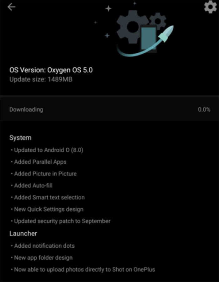 version Android 8 oreo en el oneplus 3 y 3T