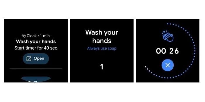 wear os lavar manos