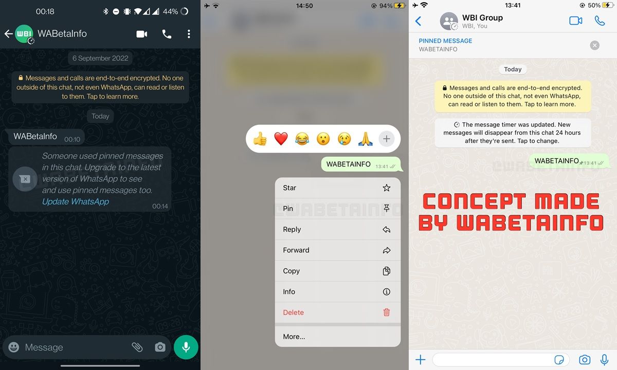 whatsapp permitira anclar mensajes en chat